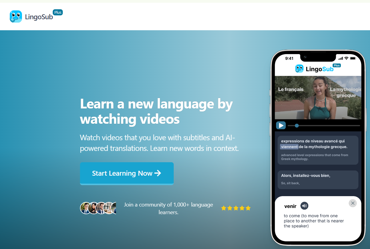 Discover a New Way to Learn Languages with LingoSub