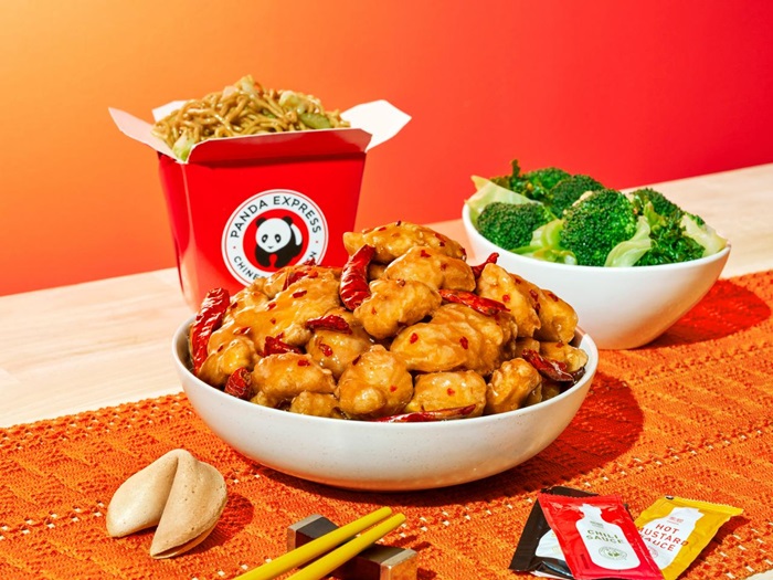 Hot orange chicken panda express : Order Or Cook